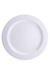 Beyaz Sert Plastik Parti Tabağı 26 cm 10'lu | Tek Kullanımlık - Beysüs