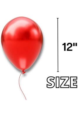 Beysüs 15 Adet Kırmızı Balon Iç Mekan Dekorasyon Doğum Günü Partisi - 2
