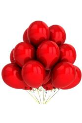 Beysüs 15 Adet Kırmızı Balon Iç Mekan Dekorasyon Doğum Günü Partisi - 5