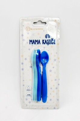 Beysüs 6’lı Bebek Mama Kaşığı Mavi - 2