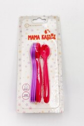 Beysüs 6’lı Bebek Mama Kaşığı Pembe - 2