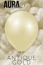 Beysüs Aura Collection Antique Gold Balon (Antik Gold) - 12 İnç - 10 Adet - Beysüs
