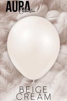 Beysüs Aura Collection Beige Cream Balon (Bej Krem) - 12 İnç - 5 Adet - 1