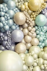 Beysüs Aura Collection Beige Cream Balon (Bej Krem) - 12 İnç - 5 Adet - 3