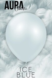 Beysüs Aura Collection Ice Blue Balon (Buz Mavisi) - 12 İnç - 10 Adet - Beysüs