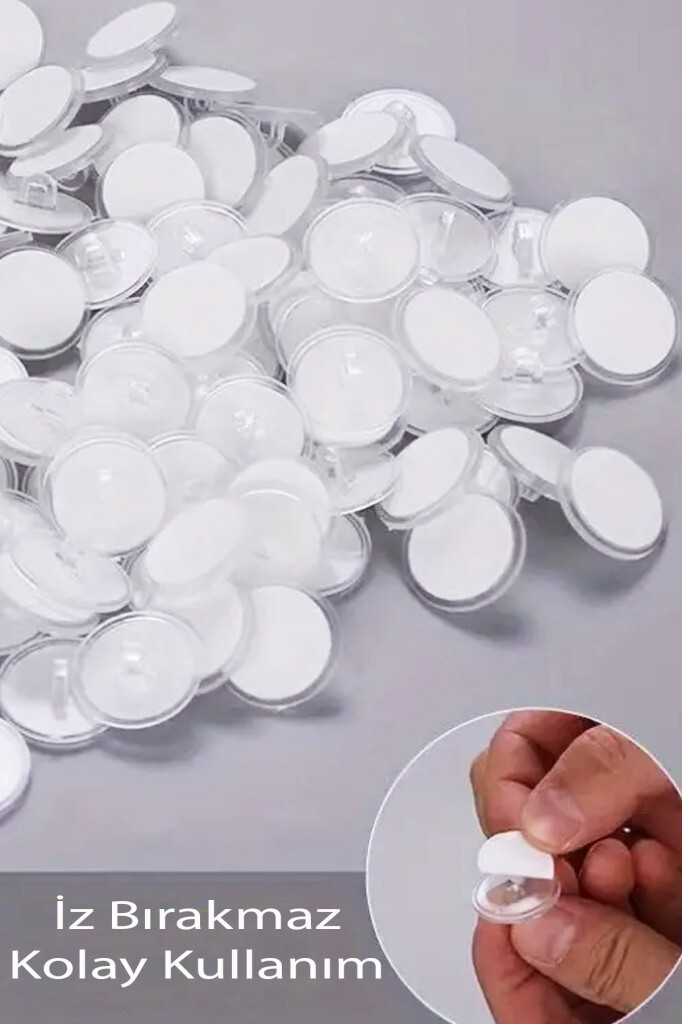 Beysüs Balon Tavan ve Duvar Asma Aparatı 12 Adet Şeffaf İz Bırakmayan - 1