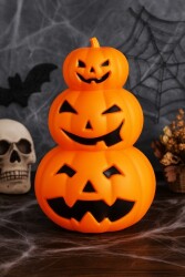 Beysüs Cadılar Bayramı Halloween Balkabağı 3 Lü Işıklı - Beysüs