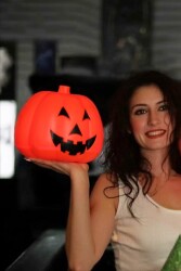 Beysüs Cadılar Bayramı Halloween Balkabağı Işıklı Büyük Boy - 3