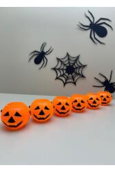 Beysüs Cadılar Bayramı Halloween Balkabağı Mini Şeker Kovası 6 Lı - 2