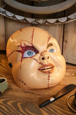 Beysüs Cadılar Bayramı Halloween Chucky Temalı Maske - 2