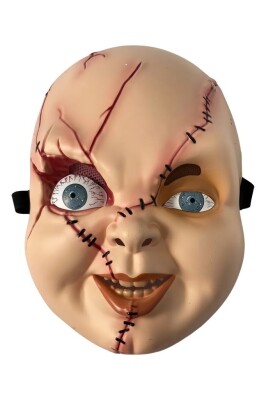 Beysüs Cadılar Bayramı Halloween Chucky Temalı Maske - 4