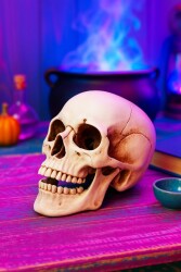 Beysüs Cadılar Bayramı Halloween Dekoratif Kurukafa - Beysüs