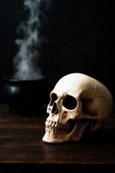 Beysüs Cadılar Bayramı Halloween Dekoratif Kurukafa - 2