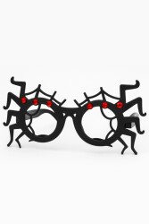 Beysüs Cadılar Bayramı Halloween Gözlük Örümcek Desenli - Beysüs