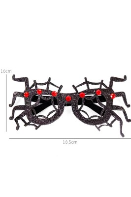 Beysüs Cadılar Bayramı Halloween Gözlük Örümcek Desenli - 1