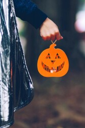Beysüs Cadılar Bayramı Halloween Işıklı Masa Süsü Balkabağı Turuncu - 5