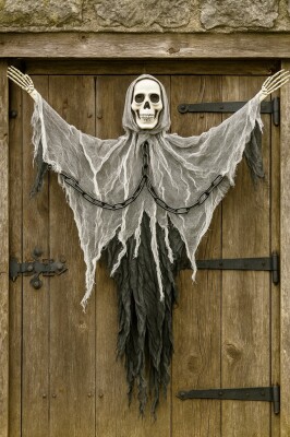 Beysüs Cadılar Bayramı Halloween Işıklı Sesli İskelet Tavan Süsü - 1