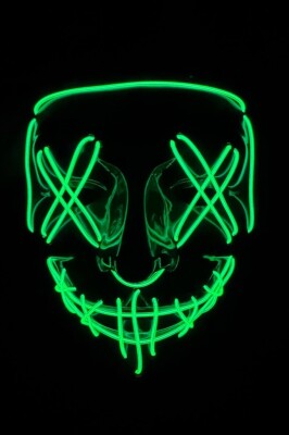 Beysüs Cadılar Bayramı Halloween Pilli Işıklı Maske 00002 - 1