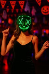 Beysüs Cadılar Bayramı Halloween Pilli Işıklı Maske 00002 - 2