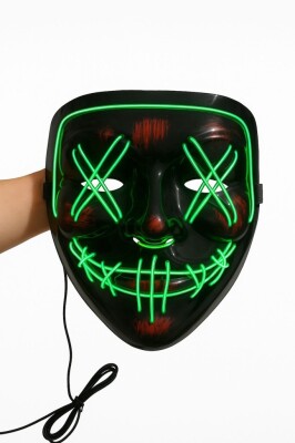 Beysüs Cadılar Bayramı Halloween Pilli Işıklı Maske 00003 - 4