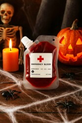 Beysüs Cadılar Bayramı Halloween Yapay Kan Acil Kan Torbası 30 ml - 4