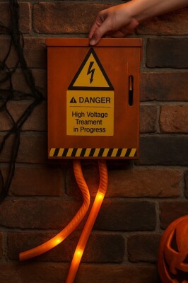 Beysüs Cadılar Bayramı Halloween Yüksek Voltaj Elektrik Kutusu - 3