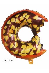 Beysüs Donut Kahve Renk Folyo Balon - Beysüs