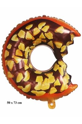 Beysüs Donut Kahve Renk Folyo Balon - 1