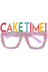 Beysüs Eğlenceli Parti Gözlüğü Cake Tıme Pembe - 2