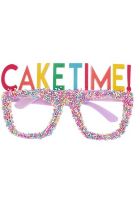 Beysüs Eğlenceli Parti Gözlüğü Cake Tıme Pembe - 2