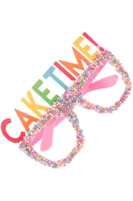 Beysüs Eğlenceli Parti Gözlüğü Cake Tıme Pembe - 3