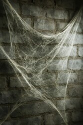 Beysüs Halloween Cadılar Bayramı Beyaz Renk Örümcek Ağı Seti - 2