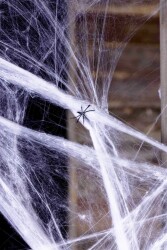 Beysüs Halloween Cadılar Bayramı Beyaz Renk Örümcek Ağı Seti - 5
