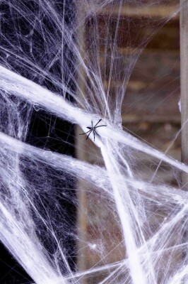 Beysüs Halloween Cadılar Bayramı Beyaz Renk Örümcek Ağı Seti - 5