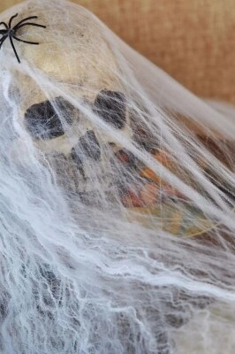 Beysüs Halloween Cadılar Bayramı Beyaz Renk Örümcek Ağı Seti - 7