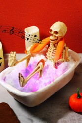 Beysüs Halloween Cadılar Bayramı Duş Alan Küvetli İskelet - 2