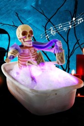 Beysüs Halloween Cadılar Bayramı Duş Alan Küvetli İskelet - 4
