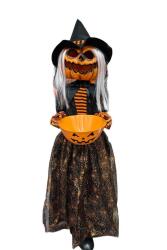 Beysüs Halloween Cadılar Bayramı Hareketli Dans Eden Balkabağı Kız - Beysüs