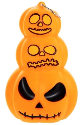 Beysüs Halloween Cadılar Bayramı Işıklı 3 Katlı Balkabağı Dekoru - 1