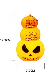 Beysüs Halloween Cadılar Bayramı Işıklı 3 Katlı Balkabağı Dekoru - 6