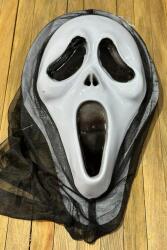 Beysüs Halloween Cadılar Bayramı Maske Çığlık Beyaz - Beysüs