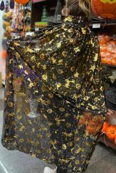 Beysüs Halloween Cadılar Bayramı Pelerin Yetişkin Gold - Beysüs