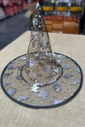 Beysüs Halloween Cadılar Bayramı Şapka Şeffaf Gümüş - Beysüs