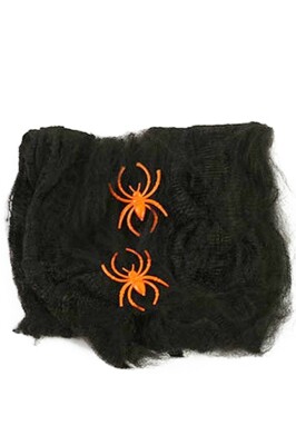 Beysüs Halloween Cadılar Bayramı Siyah Renk Örümcek Ağı Seti - 5