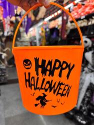 Beysüs Halloween Işıklı Gövdeli Şeker Kovası Bal Kabağı Turuncu - Beysüs