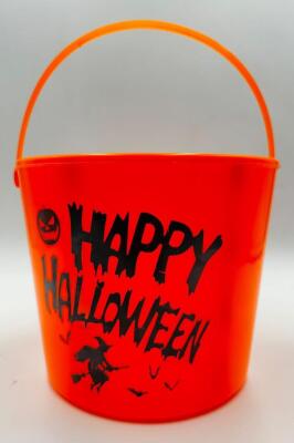 Beysüs Halloween Işıklı Gövdeli Şeker Kovası Bal Kabağı Turuncu - 2