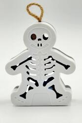 Beysüs Halloween Işıklı Masa Süsü İskelet Çift Taraflı Siyah Beyaz - Beysüs