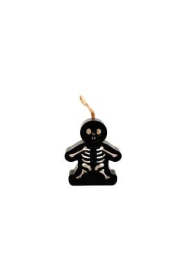 Beysüs Halloween Işıklı Masa Süsü İskelet Çift Taraflı Siyah Beyaz - 2