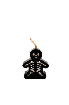 Beysüs Halloween Işıklı Masa Süsü İskelet Çift Taraflı Siyah Beyaz - 3