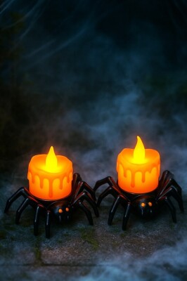Beysüs Halloween Işıklı Örümcek 2 li - 3